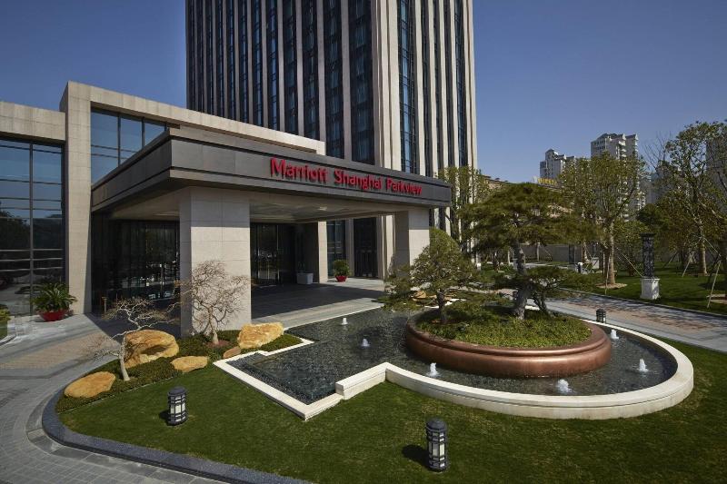 اتاق اجرایی با تخت بزرگ, Shanghai Marriott Hotel Parkview