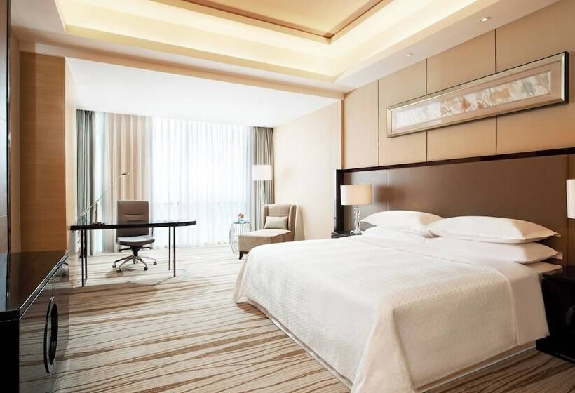带花园的豪华房间, Four Points By Sheraton Langfang, Gu An