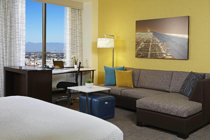 带大床的标准工作室, Residence Inn By Marriott Los Angeles Lax/century Boulevard