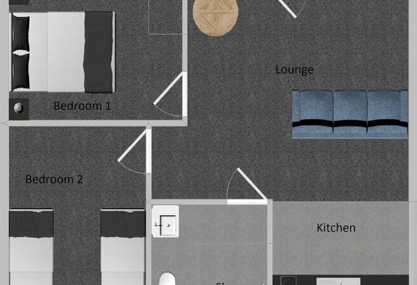 Апартаменты 2 Спальни, Tudor Park Motel