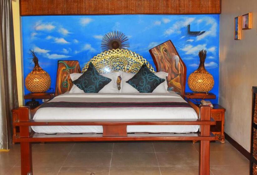 스위트 킹사이즈 침대, Golden Phoenix Hotel Boracay