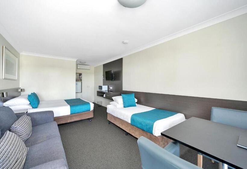 クイーンサイズベッドのスタンダードルーム, Jervis Bay Motel