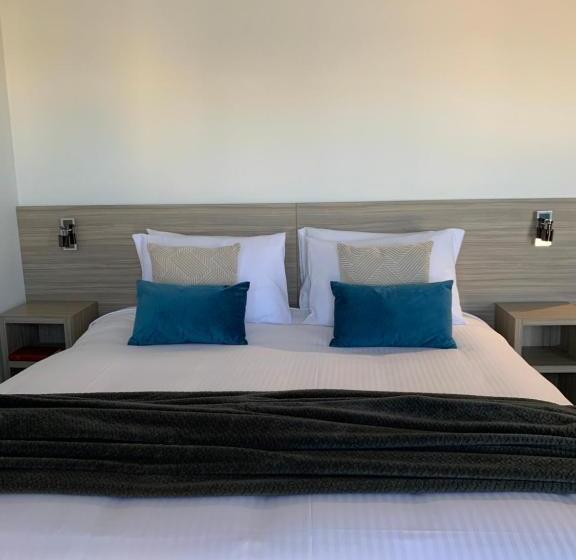 キングサイズベッドのデラックスルーム, Jervis Bay Motel