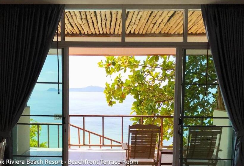 디럭스 테라스 룸 바다 전망, Koh Mook Riviera Beach Resort