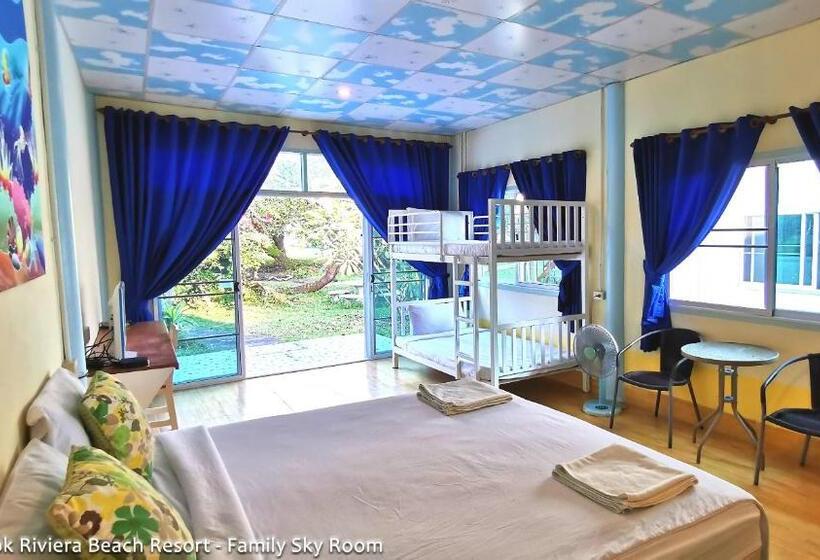 패밀리 룸 가든 전망, Koh Mook Riviera Beach Resort