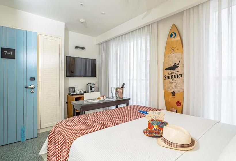 オーシャンビュースタンダードルームバルコニー付き, Yam Hotel   An Atlas Boutique