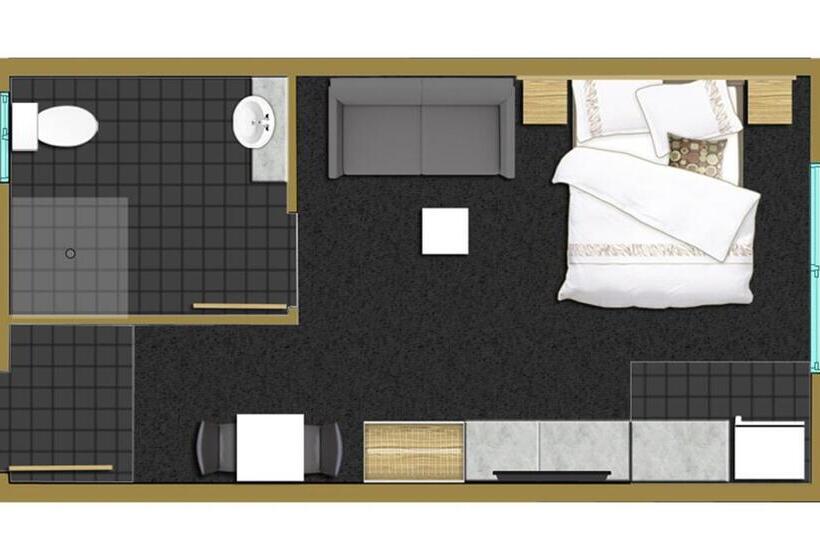 장애인을 위한 스탠다드 룸, Abode37 Motel Emerald