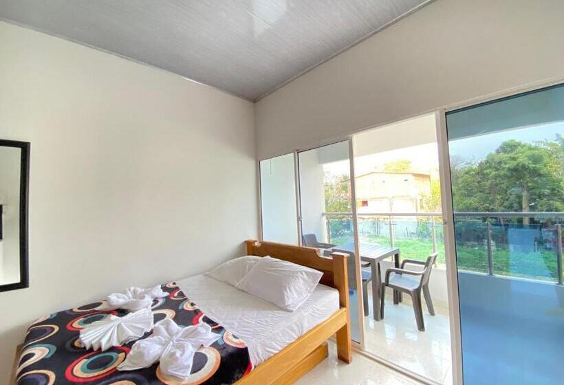 침실 1개 발코니 아파트, Hostal Las Flores