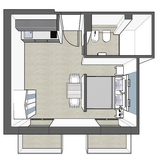 Студио Стандарт Кровать Кинг, Daniel Apartments