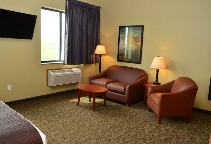 带大床的套房, Cobblestone Inn & Suites  Newton