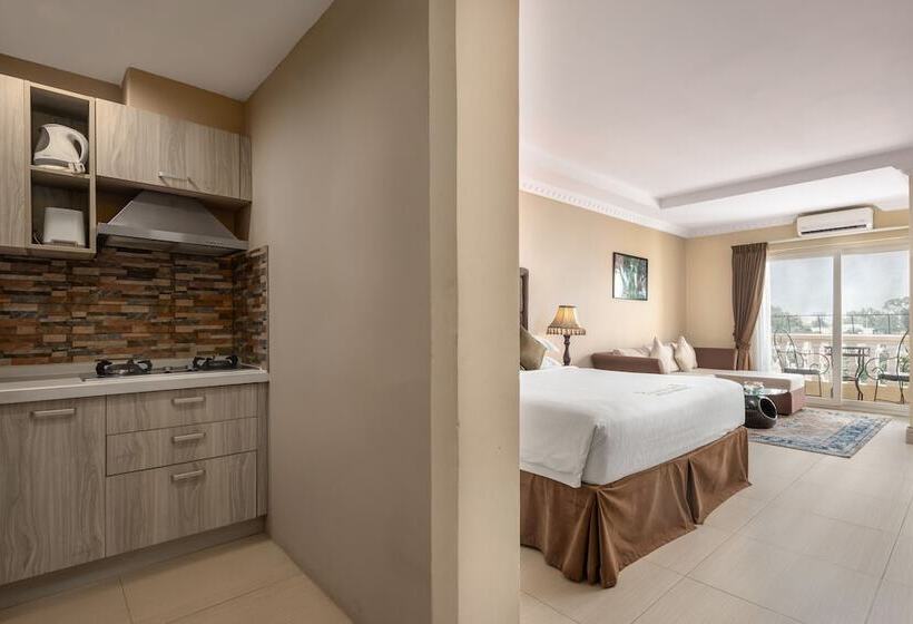 إستوديو قياسي مطل على المدينة, Palace Gate Hotel & Residence By Ehm
