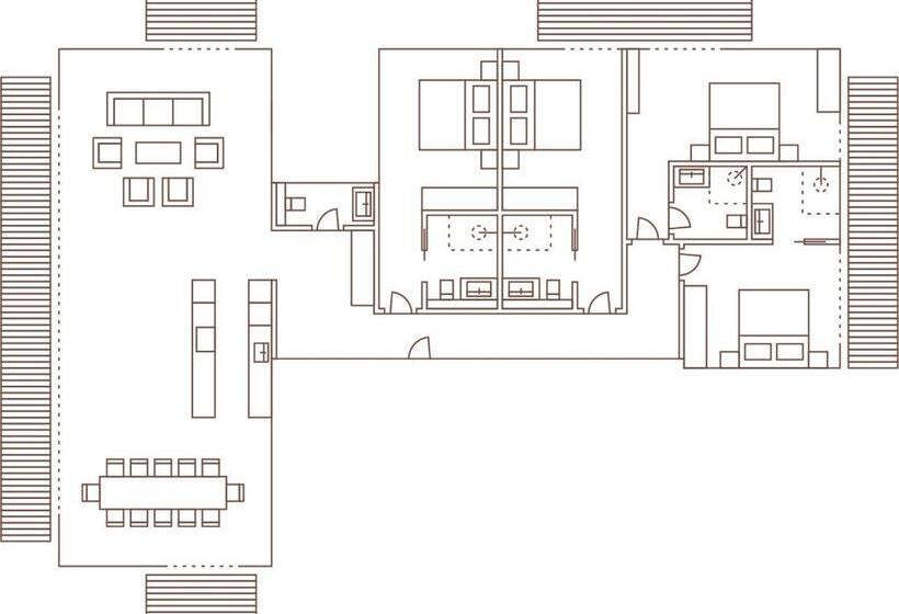 带1个卧室带观景的公寓, Boutique Hotel Das Rivus