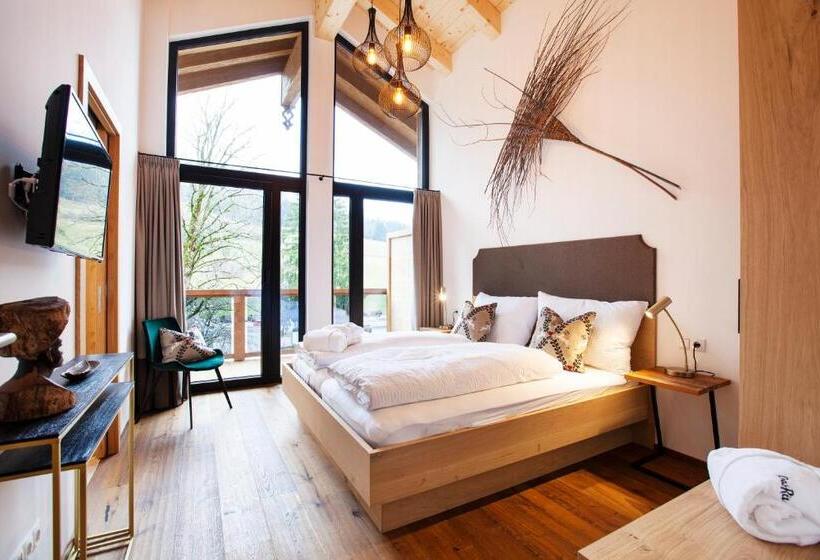 带1个卧室带观景的公寓, Boutique Hotel Das Rivus