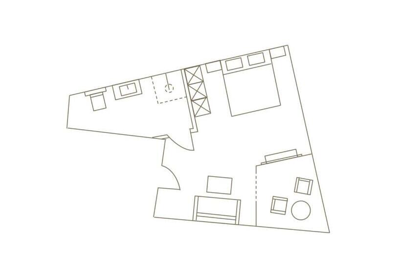 小型套房带阳台, Boutique Hotel Das Rivus