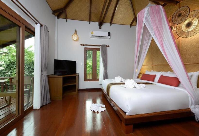 침실 1개 디럭스 빌라, Pingchan Koh Phangan Beachfront Resort
