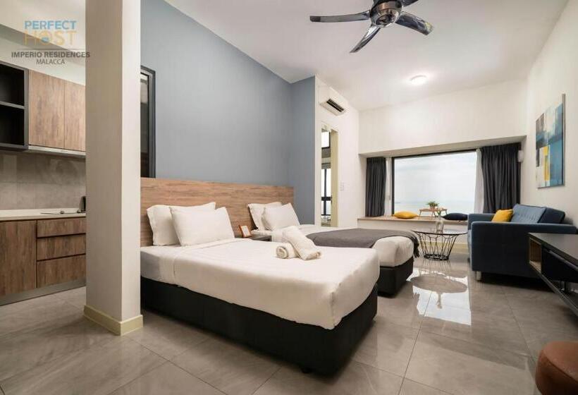 带1个卧室的带海景的公寓, Imperio Residence By Perfect Host