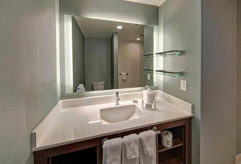带大床的标准工作室, Residence Inn By Marriott Kansas City Downtown/convention Center