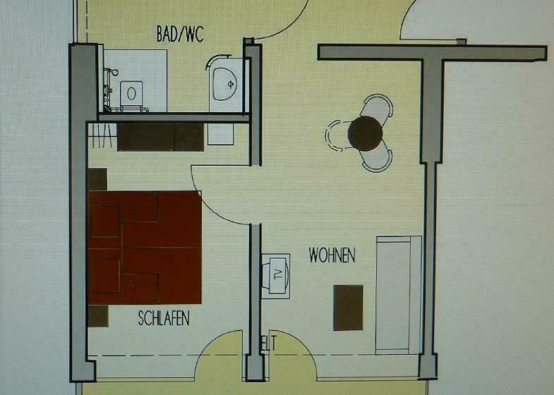 침실 1개 아파트, Gesundheitshotel Das Bad Peterstal