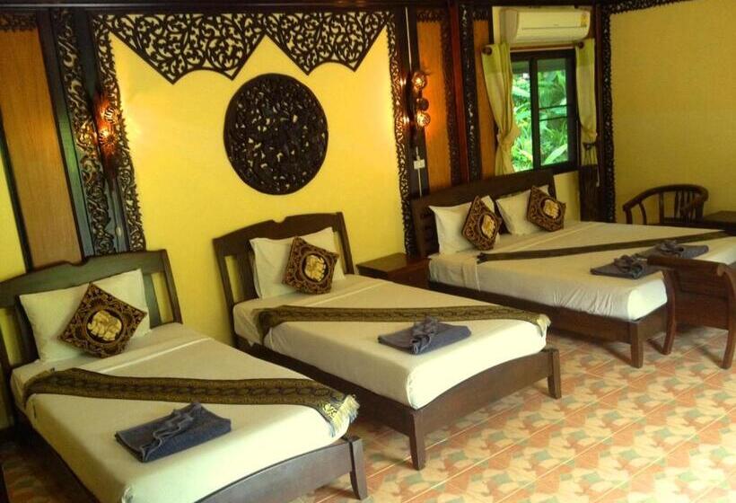 Четырехместный Номер Стандарт Вид на Сад, Paradise Pearl Bungalows
