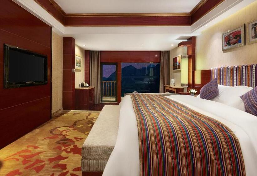 اتاق لوکس با تخت بزرگ, Howard Johnson Tianyuan Resort Jiuzhaigou
