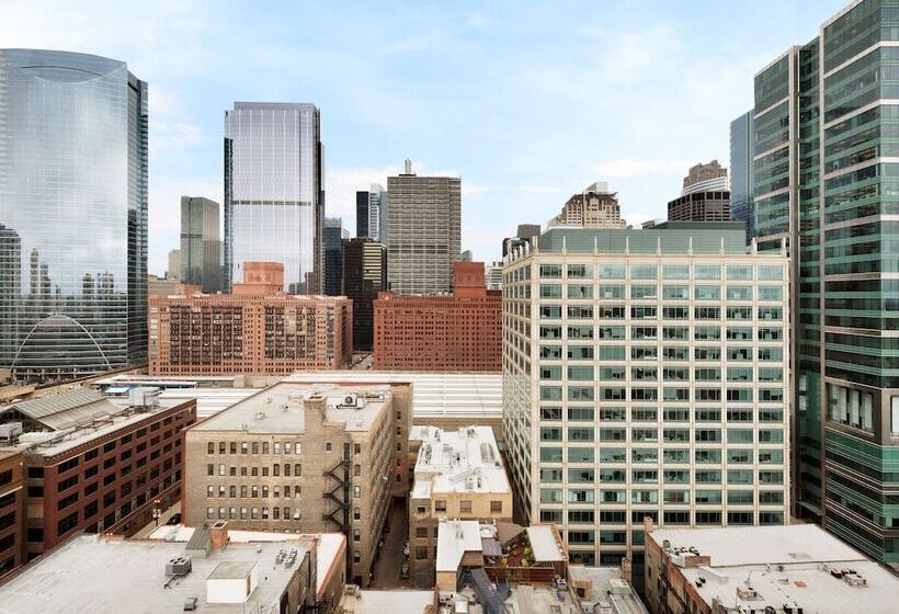 Escritório Estandar Cama Casal, Homewood Suites By Hilton Chicago West Loop Fulton Mkt Area