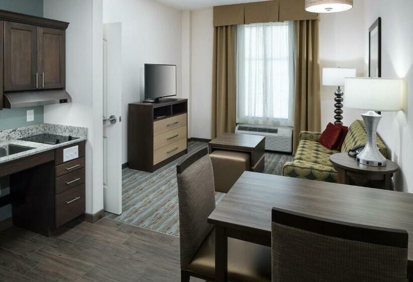 מיטת קינג בסוויטה, Homewood Suites By Hilton Cape Canaveralcocoa Beach