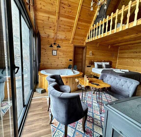 Номер Стандарт с Террасой, Dağlara Bungalov