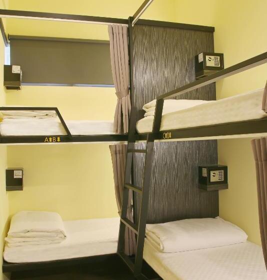 اتاق استاندارد سه تخته با سرویس بهداشتی مشترک, Backpackers Hostel   Taipei Changchun