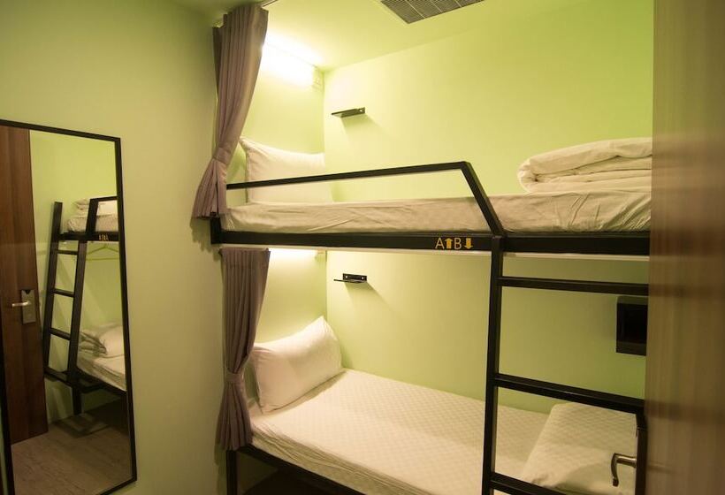 اتاق استاندارد با سرویس بهداشتی مشترک, Backpackers Hostel   Taipei Changchun