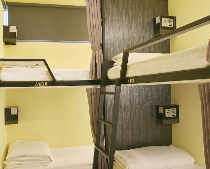 اتاق استاندارد سه تخته با سرویس بهداشتی مشترک, Backpackers Hostel   Taipei Changchun