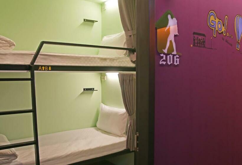 اتاق استاندارد با سرویس بهداشتی مشترک, Backpackers Hostel   Taipei Changchun