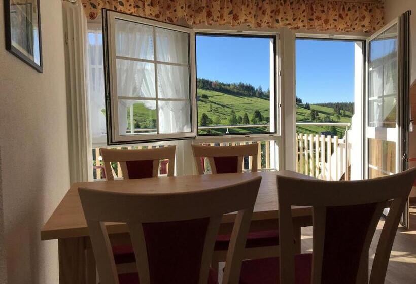 Апартаменты 1 Спальня с Балконом, Pension Glöcklehof