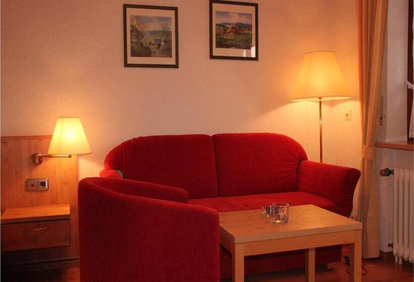 Апартаменты 1 Спальня с Террасой, Pension Glöcklehof