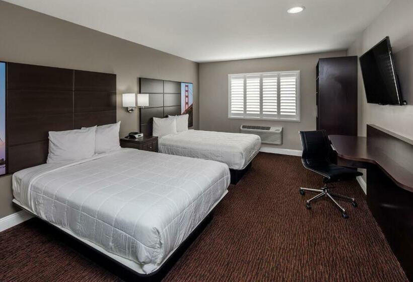 Номер Стандарт 2 Двуспальные Кровати, Vallejo Inn