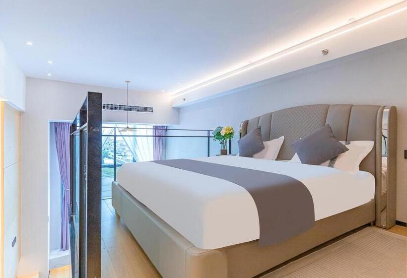 Номер бизнес-класса, Kunming Dianchi Mideel International Apartment   South Asian Style Fuhai Metro