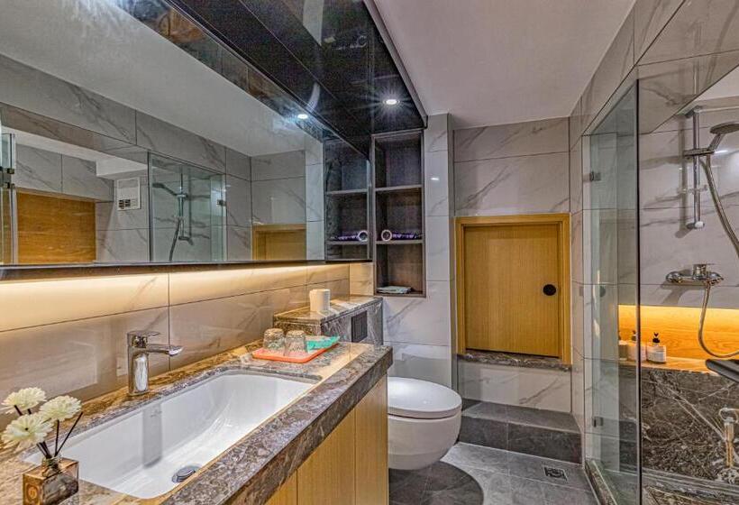 Номер бизнес-класса, Kunming Dianchi Mideel International Apartment   South Asian Style Fuhai Metro