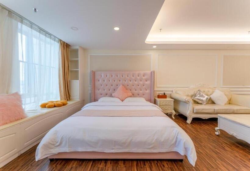 Quarto Deluxe Cama Queen, Windsleep International Apartment Hotel Free Delivery To The Venue Of The Canton Fair&cantonese Brea