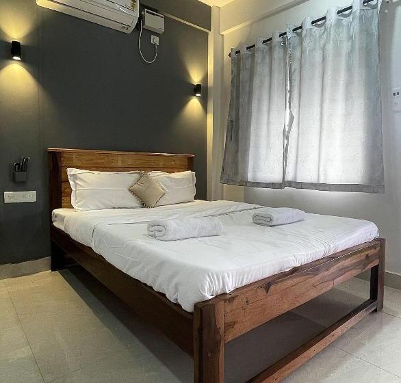 اتاق استاندارد با تخت بزرگ, Kiara Studio Apartment Assagao   Goaround Homes