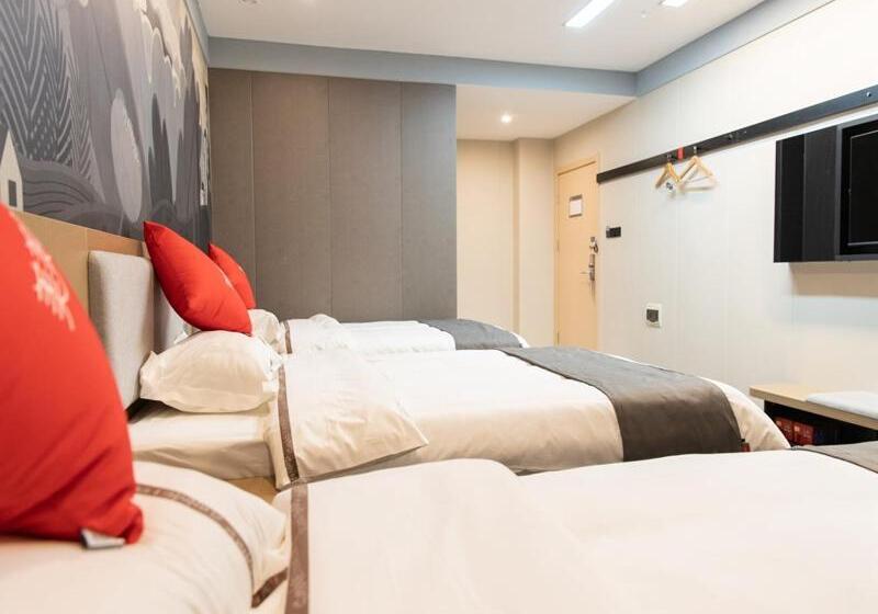 اتاق استاندارد سه نفره, Thank Inn Plus Nanchang Longhu Paradise Street