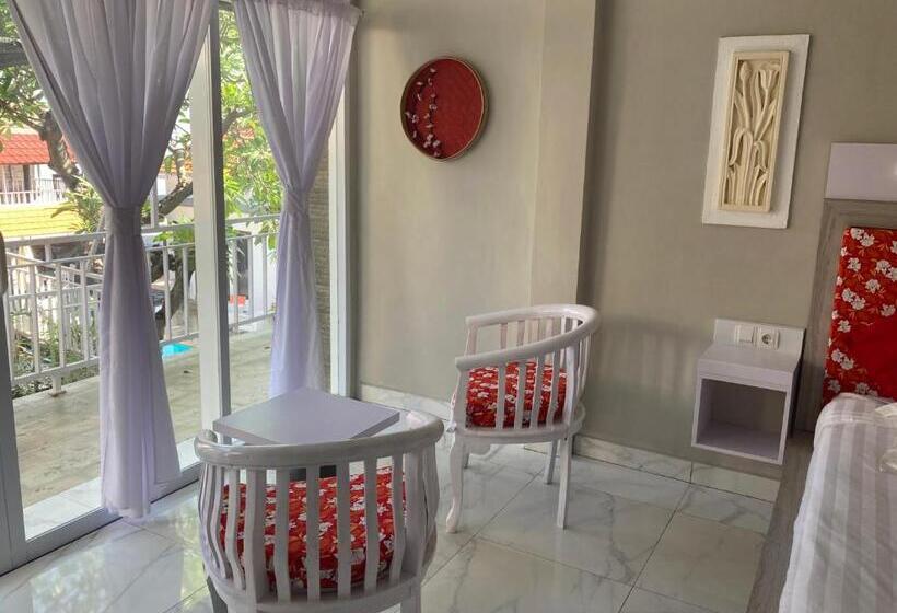Номер Deluxe Вид на Море, Villa Agung Beach Inn