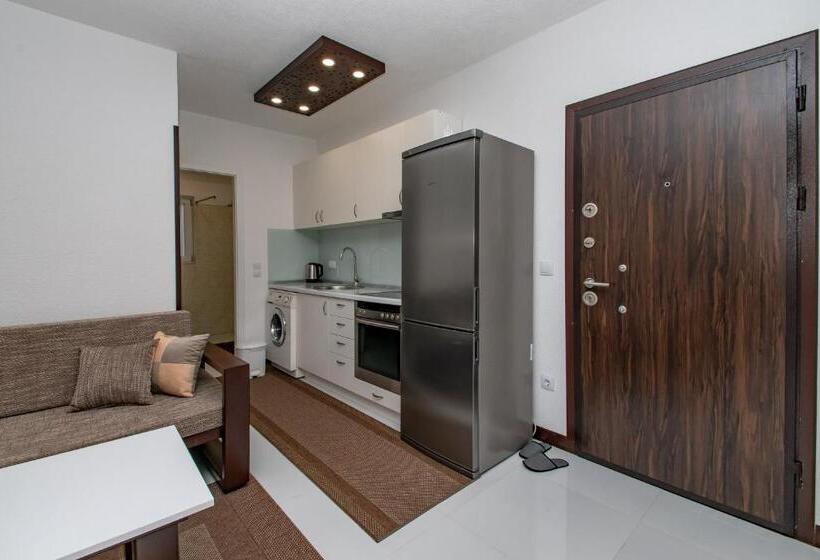 דירה בת חדר שינה 1 עם מרפסת, Hazam Apartmani