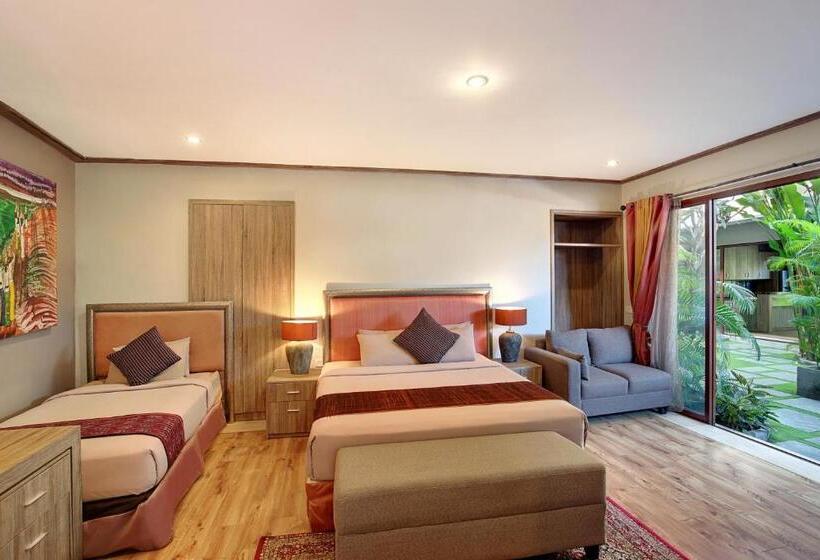 اتاق استاندارد با چشم‌انداز باغ, Puri Sabina Bed & Breakfast