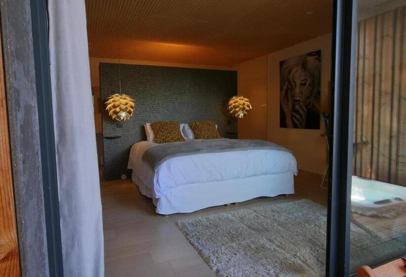 Стандартный Номер Кровать Кинг, Bien Loin D Ici Spa B&b