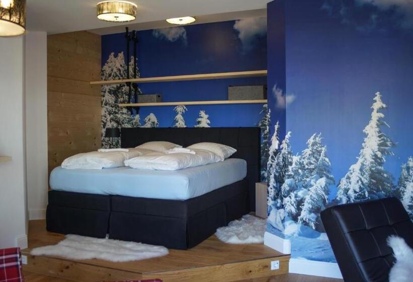 غرفة ديلوكس سرير كينج, Alpenliebe Design