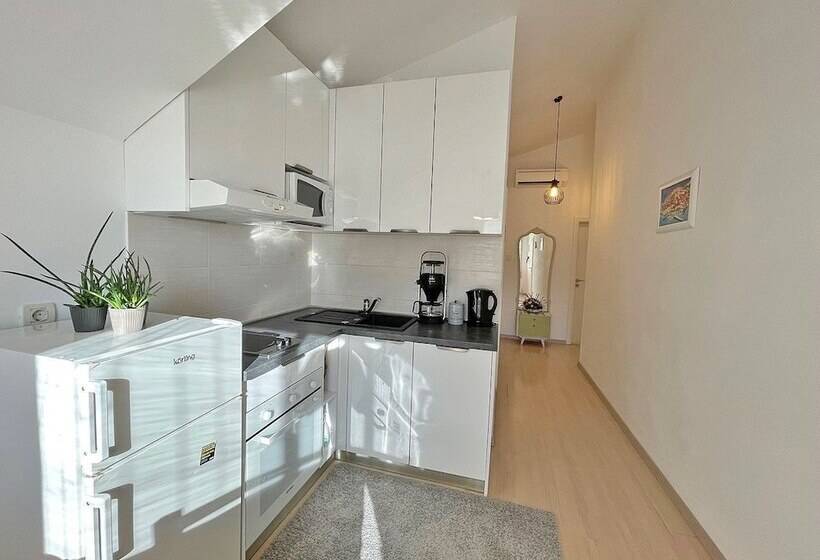 带海景及2个卧室的复式公寓, Studio Apartment Andrijana