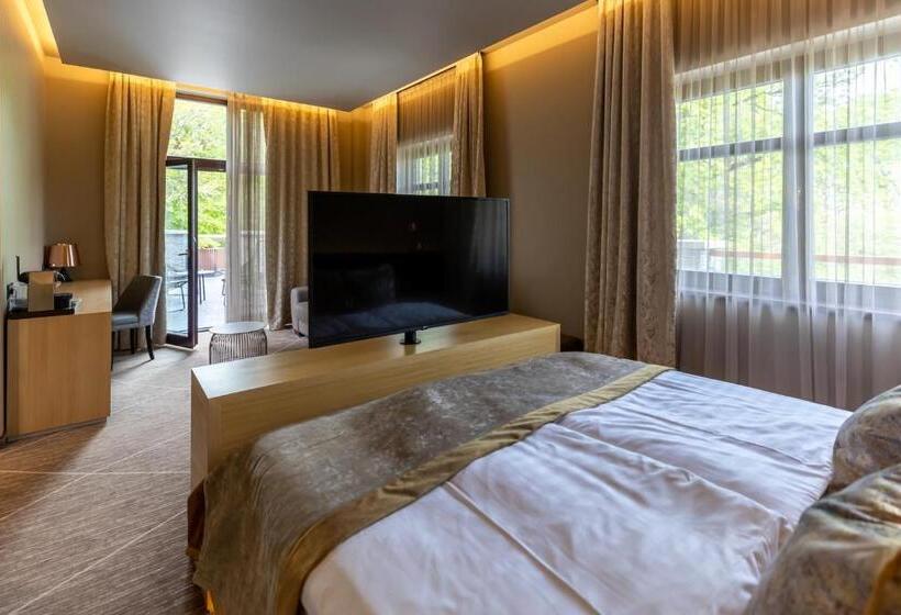 جناح جونيور مزوَّد بتراس, Avalon Resort & Spa