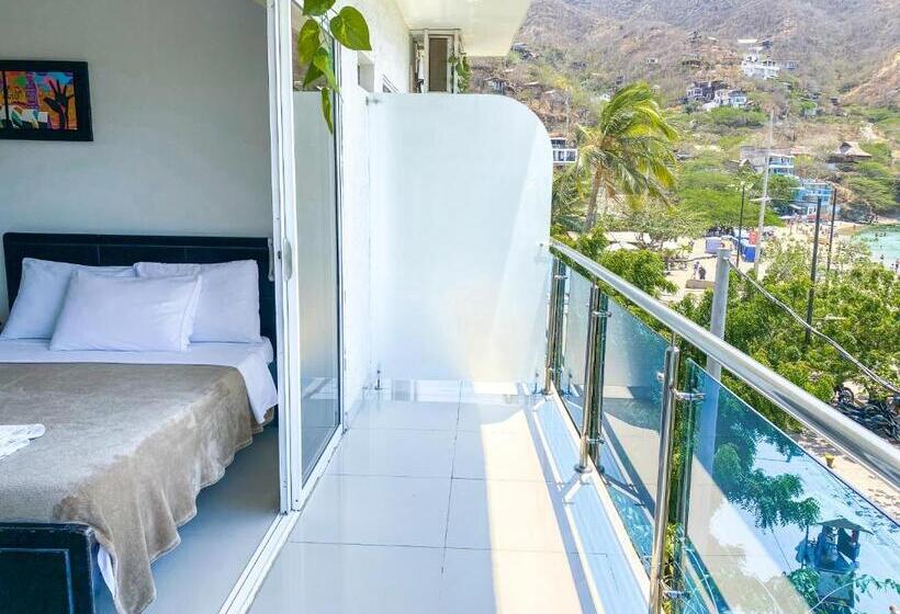 패밀리 룸 바다 전망, Hostal Viña Del Mar