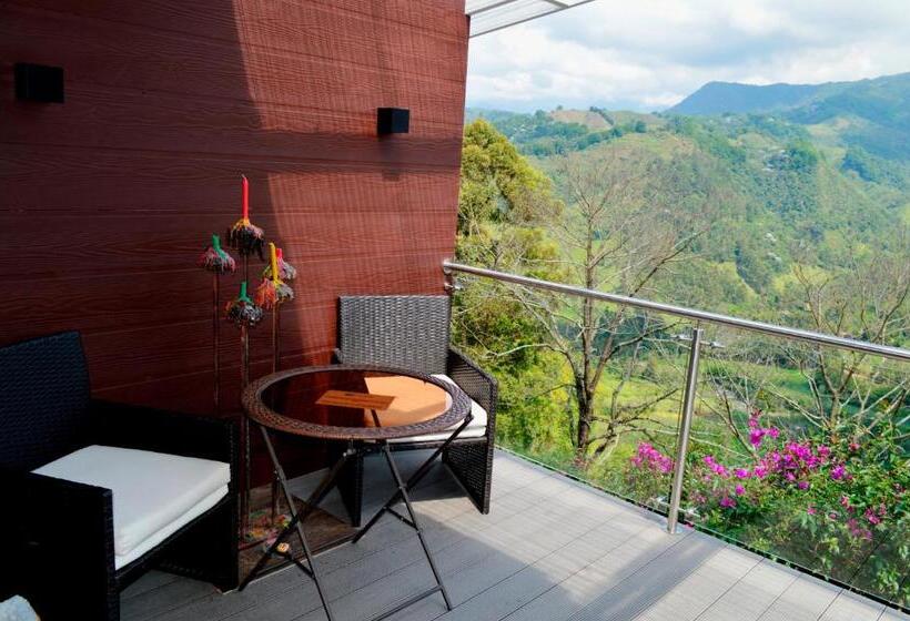 디럭스 룸 산전망, El Mirador Del Cocora