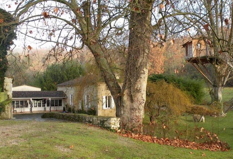 Хижина, Moulin De Rioupassat Chambres D'hôtes De Charme