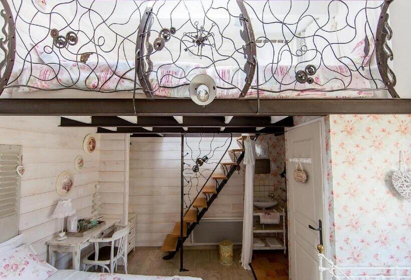 חדר סטנדרט לארבעה, Les Chambres De La Forge Des Collines